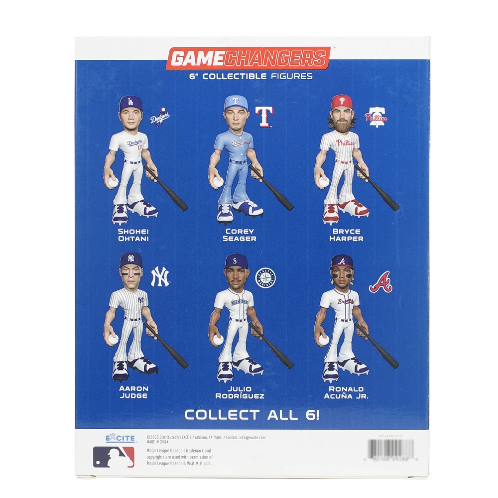 Ronald Acuña Jr. Atlanta Braves Série 1 GameChangers Figurine en vinyle 6"