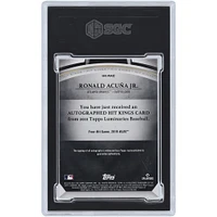 Ronald Acuna Jr. Atlanta Braves Autographié 2021 Topps Luminaries Hit Kings Rouge #HK-RAC #2/10 SGC Authentifié 10 Carte