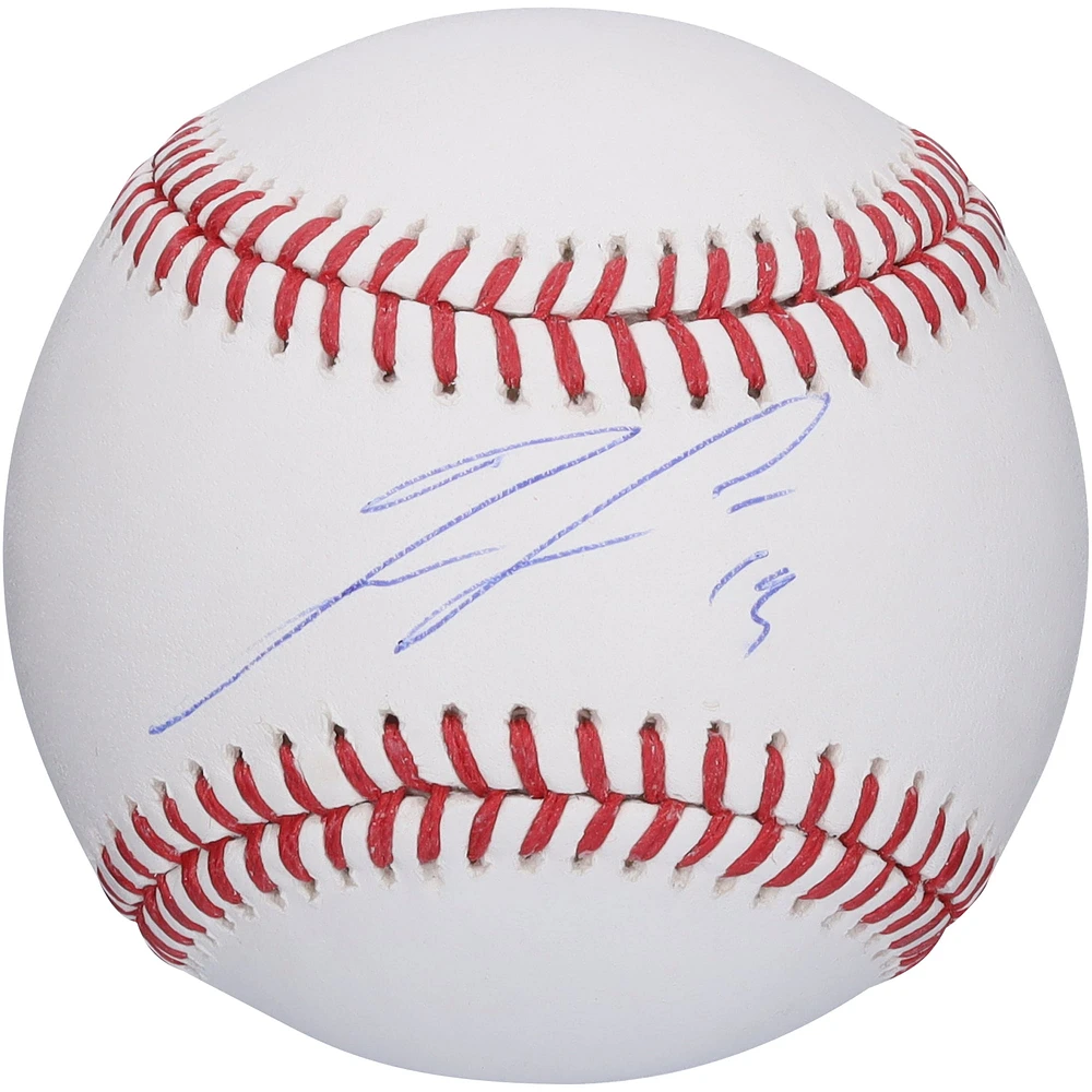 Ballon de baseball autographié par Ronald Acuna Jr. des Braves d'Atlanta