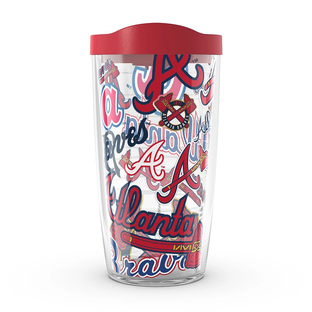 Tervis Braves d'Atlanta 16oz. Gobelet entièrement enveloppé avec couvercle