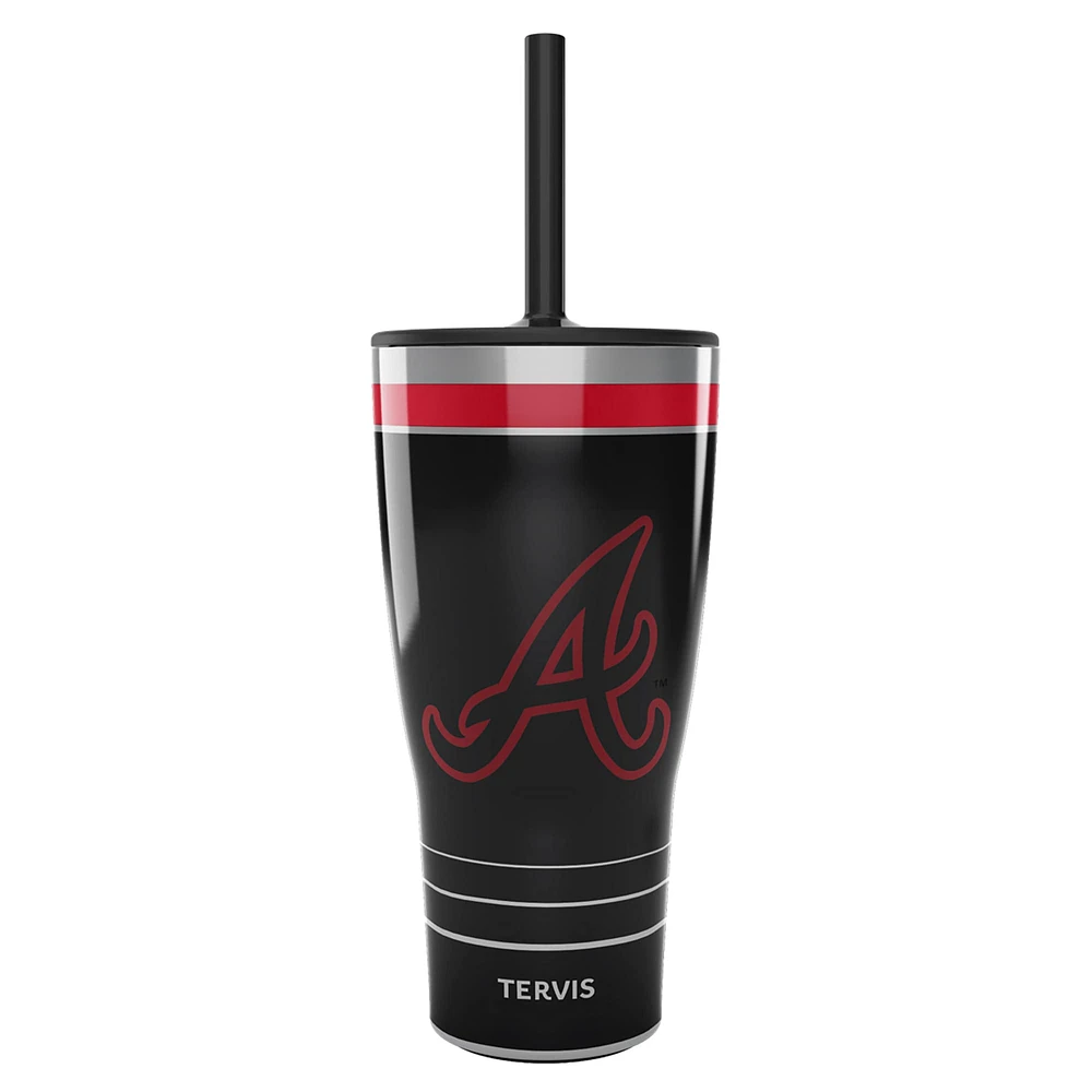 Tervis Braves d'Atlanta 30oz. Gobelet de jeu de nuit avec paille