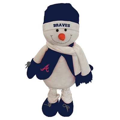 The Memory Company Atlanta Braves Mascotte de bonhomme de neige givré 43,2 cm