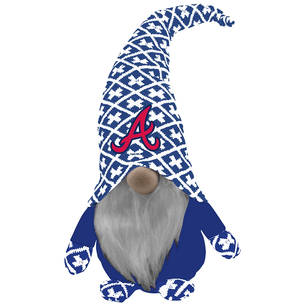 The Memory Company Navy Atlanta Braves Stocking Hat Gnome