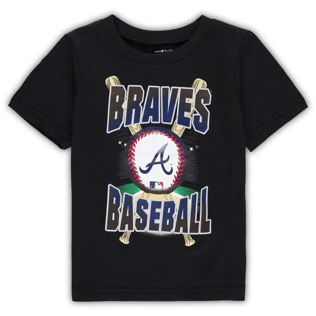 Atlanta Braves Camo T-Shirt - Black/Tan