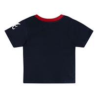 Ensemble t-shirt et short bleu marine pour tout-petits des Braves d'Atlanta Bonus Ball