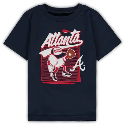 Atlanta Braves Toddler On the Fence T-Shirt - Navy