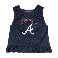Toddler  Navy Atlanta Braves Playground Dress