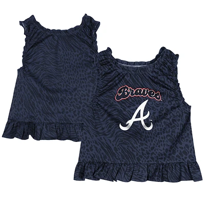 Toddler  Navy Atlanta Braves Playground Dress