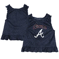 Toddler  Navy Atlanta Braves Playground Dress