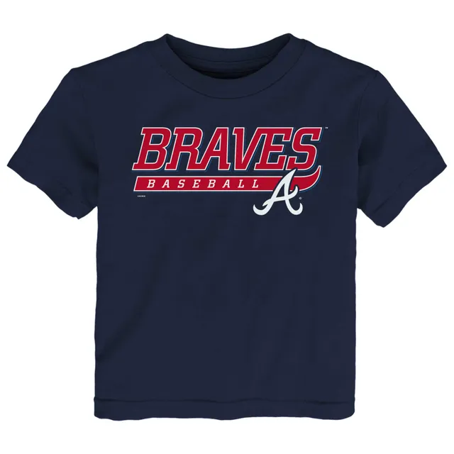 Personalized Atlanta Braves T-Shirt Boys Custom Top Toddler Cotton