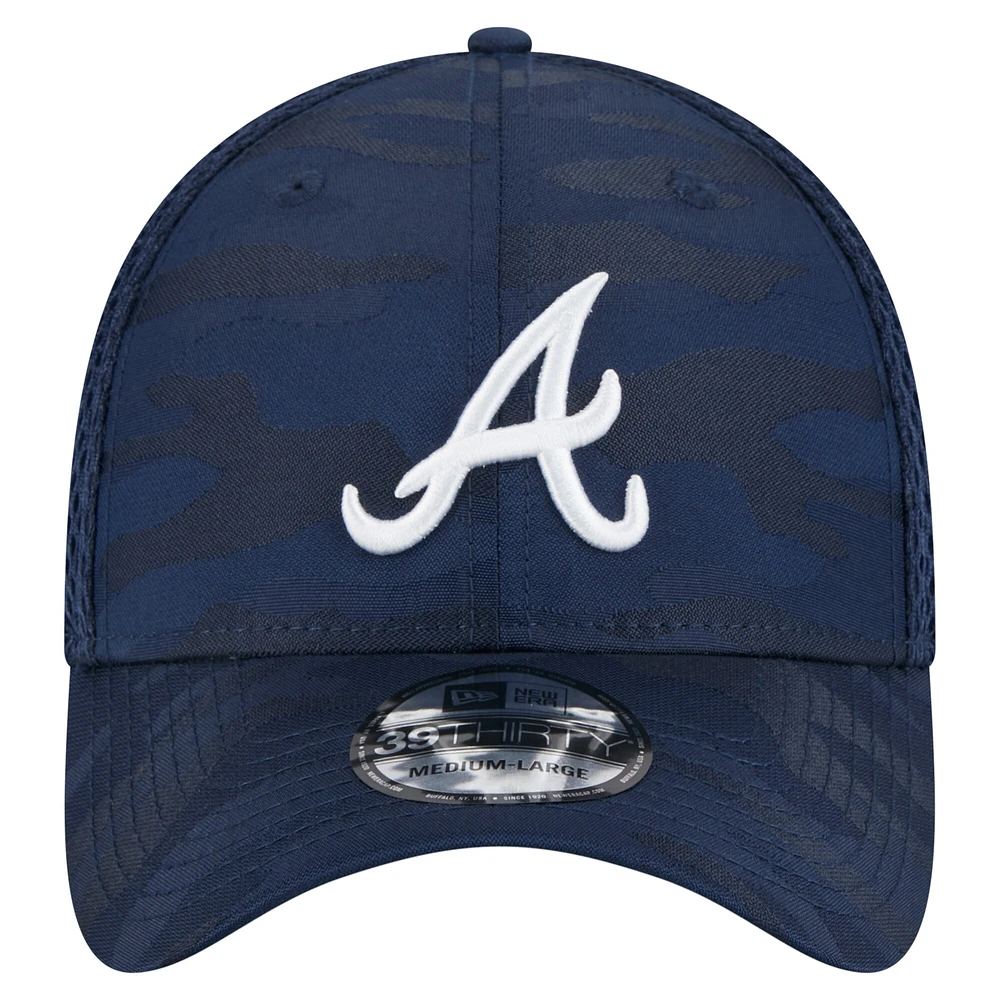 Toddler New Era Navy Atlanta Braves Camo 39THIRTY Flex Hat