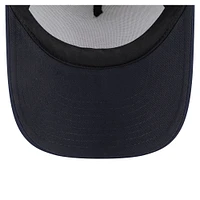 Toddler New Era  White/Navy Atlanta Braves Painted A-Frame 9FORTY Trucker Adjustable Hat