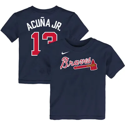 Ronald Acuna Jr. Atlanta Braves Nike Toddler Player Name & Number T-Shirt - Navy