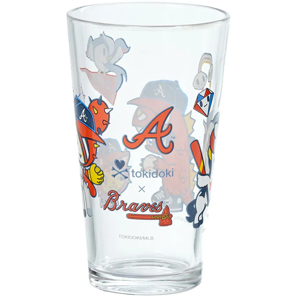 tokidoki Atlanta Braves 16oz. Pint Glass