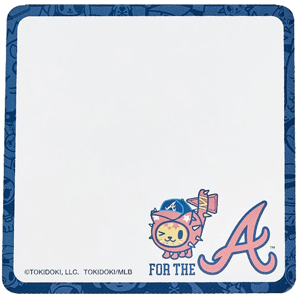 tokidoki Atlanta Braves 4" x 4" Notes autocollantes