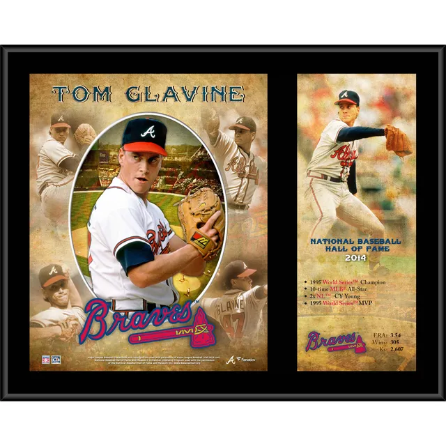 Lids Tom Glavine Atlanta Braves Fanatics Authentic Framed 15 x 17