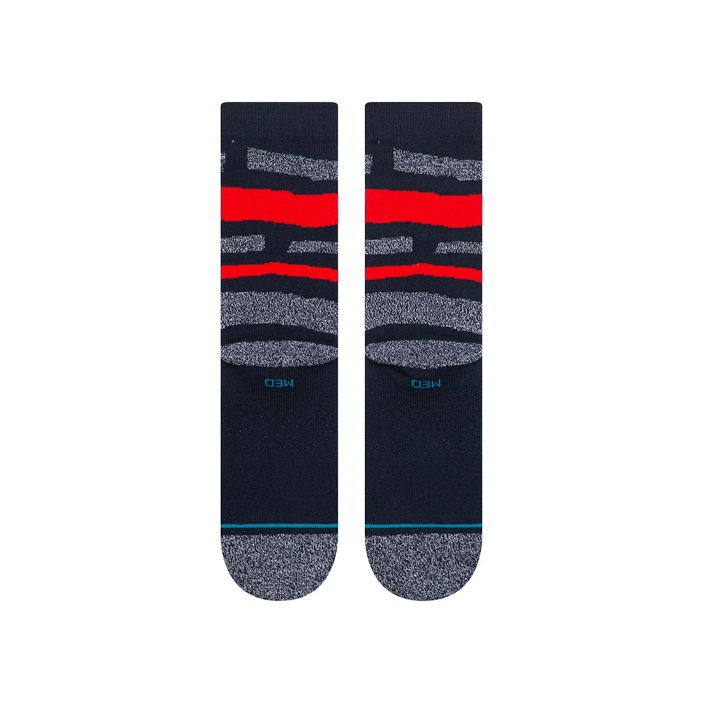 Chaussettes unisexes Stance Atlanta Braves Squeeze Tri-Blend Knit Crew