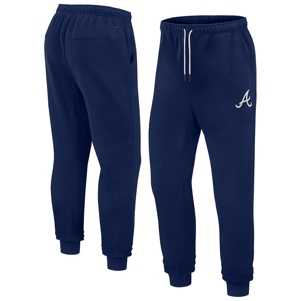 Pantalon de jogging unisexe Fanatics Atlanta Braves Elements en polaire super doux bleu marine