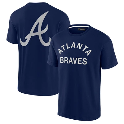 Unisex Fanatics Navy Atlanta Braves Elements Super Soft Short Sleeve T-Shirt