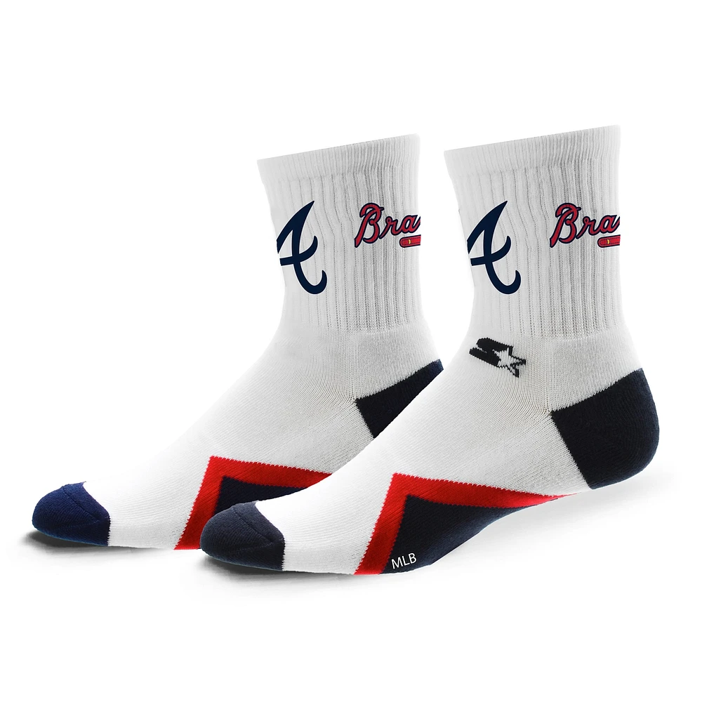 Unisex Starter Atlanta Braves Striker Mid-Crew Socks