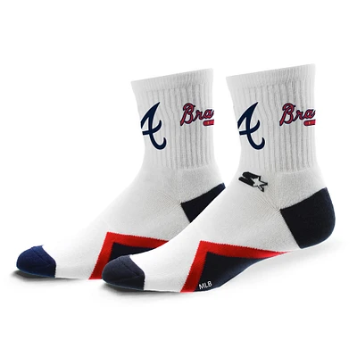 Unisex Starter  Atlanta Braves Striker Mid-Crew Socks