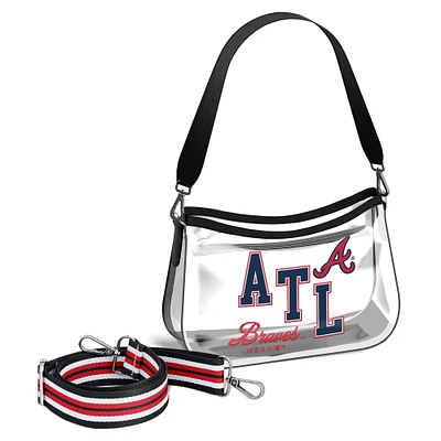 Mini-porte-monnaie transparent Stadium des Braves d'Atlanta WEAR by Erin Andrews