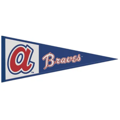 WinCraft Atlanta Braves 13" x 32" fanion logo rétro