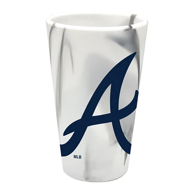 WinCraft Atlanta Braves 16oz. Verre à pinte en silicone à la mode