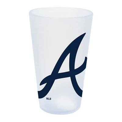 WinCraft Atlanta Braves 16oz. Verre à pinte en silicone Icicle
