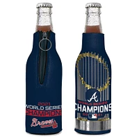 WinCraft Atlanta Braves Champions de la Série mondiale 2021 12oz. Refroidisseur de bouteilles