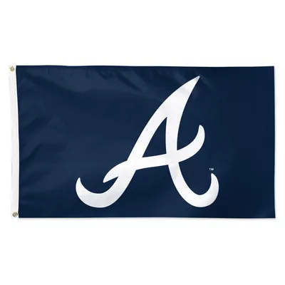 WinCraft Atlanta Braves Drapeau simple face avec logo principal 3 pi x 5 pi