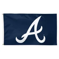 WinCraft Atlanta Braves Drapeau simple face avec logo principal 3 pi x 5 pi