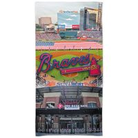 WinCraft Atlanta Braves 30'' x 60'' Stadium Spectra - Beach Towel