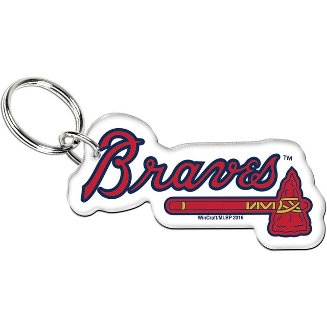 WinCraft Atlanta Braves Team Logo Porte-clés Acrylique Premium