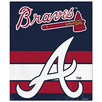 Couverture ultra moelleuse WinCraft des Braves d'Atlanta (50" x 60")