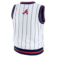 Women's WEAR by Erin Andrews  White Atlanta Braves Sporty Tank Top