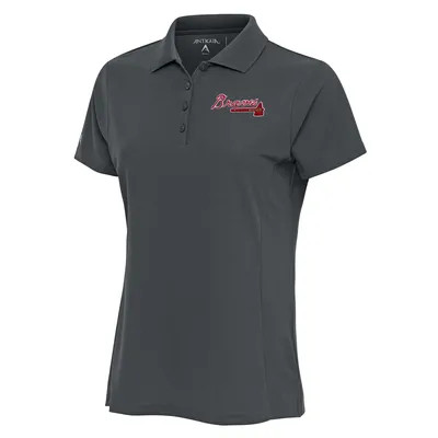 Atlanta Braves Antigua Women's Logo Legacy Pique Polo