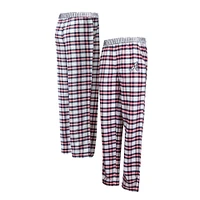 Pantalon de nuit en flanelle Concepts Sport bleu marine/rouge Atlanta Braves Sienna pour femmes