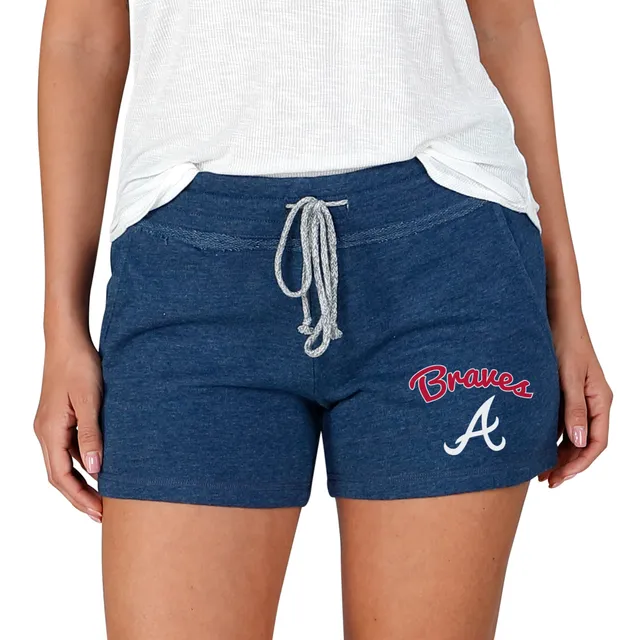 Women's Lusso White Atlanta Braves Marge Shorts Size: Medium