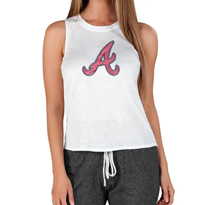 Atlanta Braves Concepts Sport Women's Gable Knit Tank - White