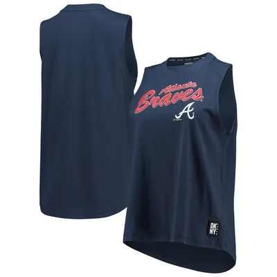 Atlanta Braves DKNY Sport Women's Marcie Tank Top - Navy