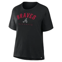 Women's Fanatics  Black Atlanta Braves Home Run Legacy T-Shirt