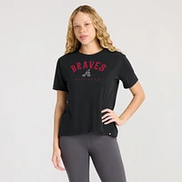 Women's Fanatics  Black Atlanta Braves Home Run Legacy T-Shirt