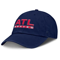 Women's Fanatics Navy Atlanta Braves Fly Out Adjustable Hat