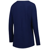 Women's Fanatics Navy Atlanta Braves Run the Bases Long Sleeve T-Shirt