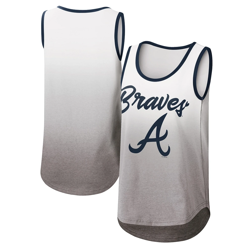 Women's G-III 4Her by Carl Banks White Atlanta Braves Logo Opening Day Tank Top