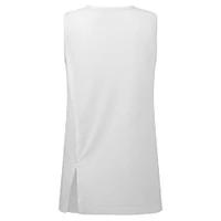 Women's Levelwear  White Atlanta Braves Influx Rafters Tank Top