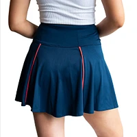 Jupe-short Colleen Lusso pour femmes, bleu marine, Atlanta Braves