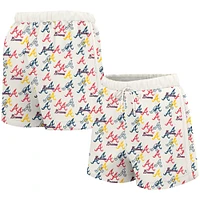 Short Atlanta Braves Marge Lusso blanc pour femme