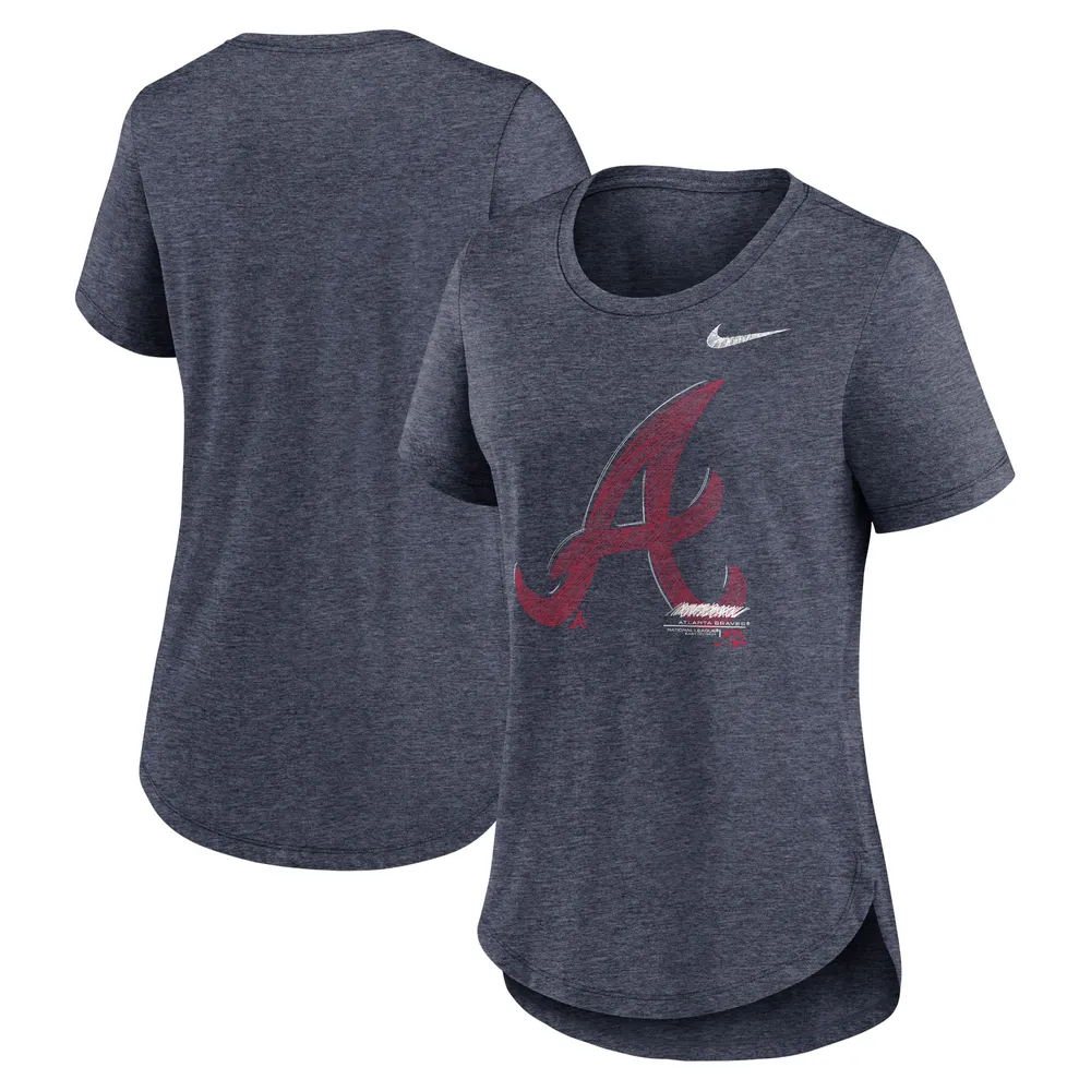 zingen slecht humeur zwaar Lids Atlanta Braves Nike Women's Touch Tri-Blend T-Shirt - Heather Navy |  Westland Mall
